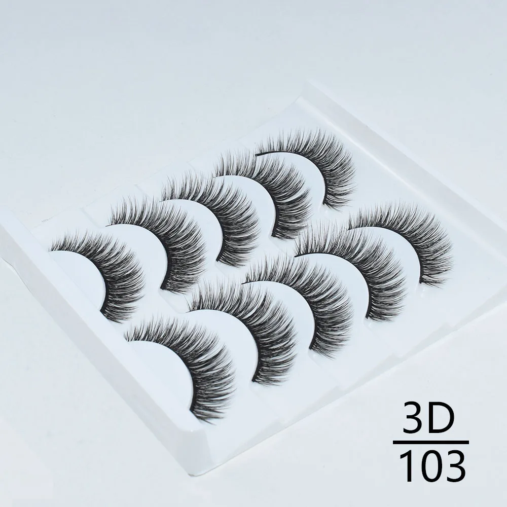 

Mink Eyelashes Black Thick Fake Eyelash Thick HandMade Full Strip Lashes Cruelty Free Mink Lashes Reusable False Eyelashes