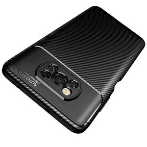 hatoly carbon fiber cover for xiaomi poco x3 nfc case funda xiaomi poco x3 nfc ultra thin back case for xiaomi poco x3 nfc cover free global shipping
