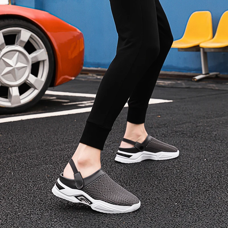 Summer Men Sandals Beach Shoes Breathable Fashion Light Weight Male Casual Shoes Outdoor Flats Water Shoes Sandalias Hombre