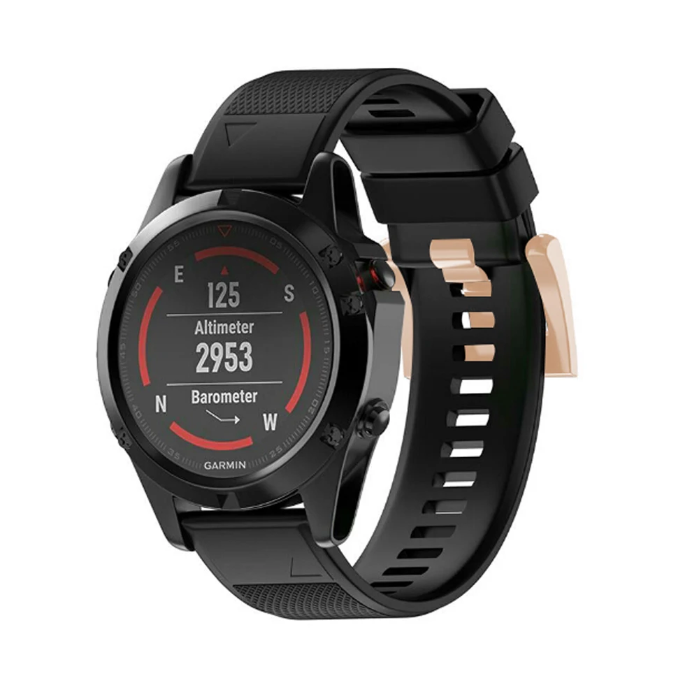 Ремешок силиконовый для Garmin Fenix 5X 6X 6 5 5S Plus 3 3hr | Электроника