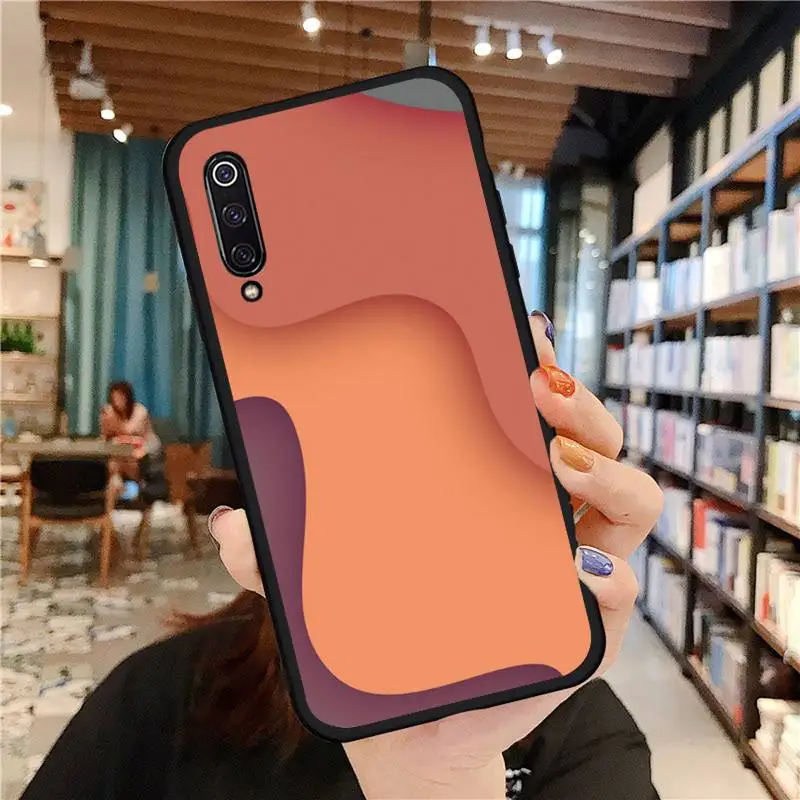 

Gradient color texture Phone Case For Xiaomi Redmi 7 8 9t 6 9se k20 mi8 max3 lite 9 note 9s 10 pro