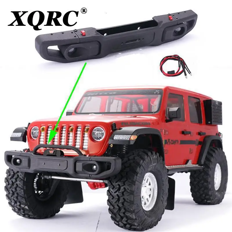 

Автомобиль осевой Радиоуправляемый scx10 III третьего поколения Jeep 10-я годовщина передний бампер композитный передний бампер съемный широкий ...