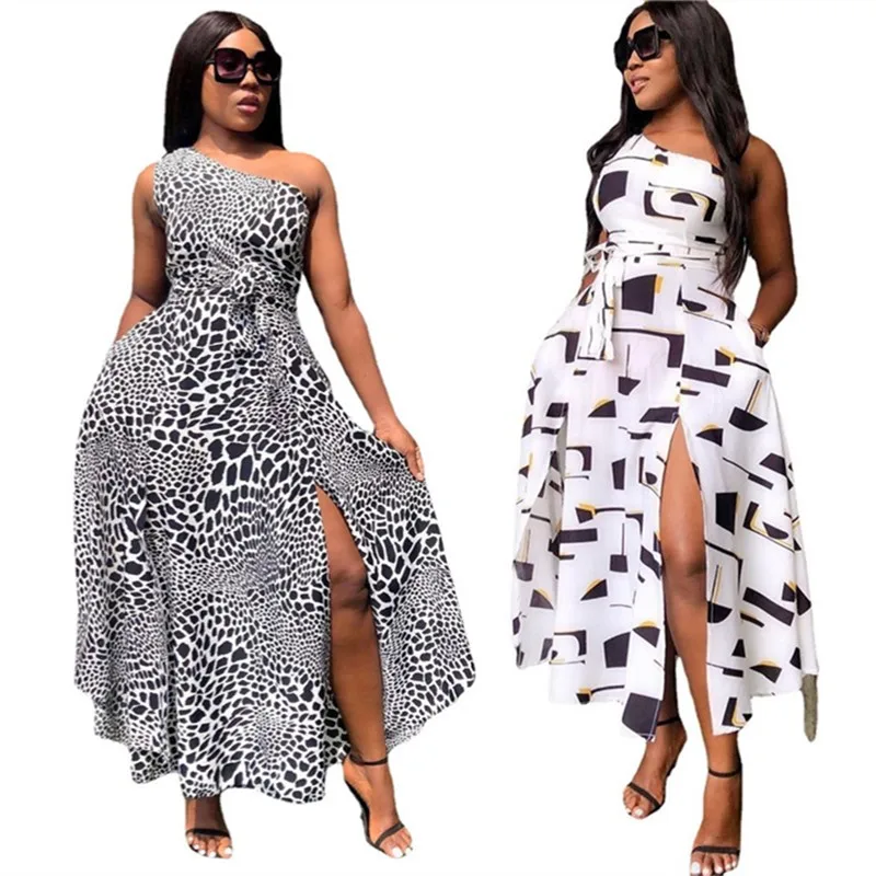 

Женское вечернее платье, с одним рукавом, с высокой талией, летнее