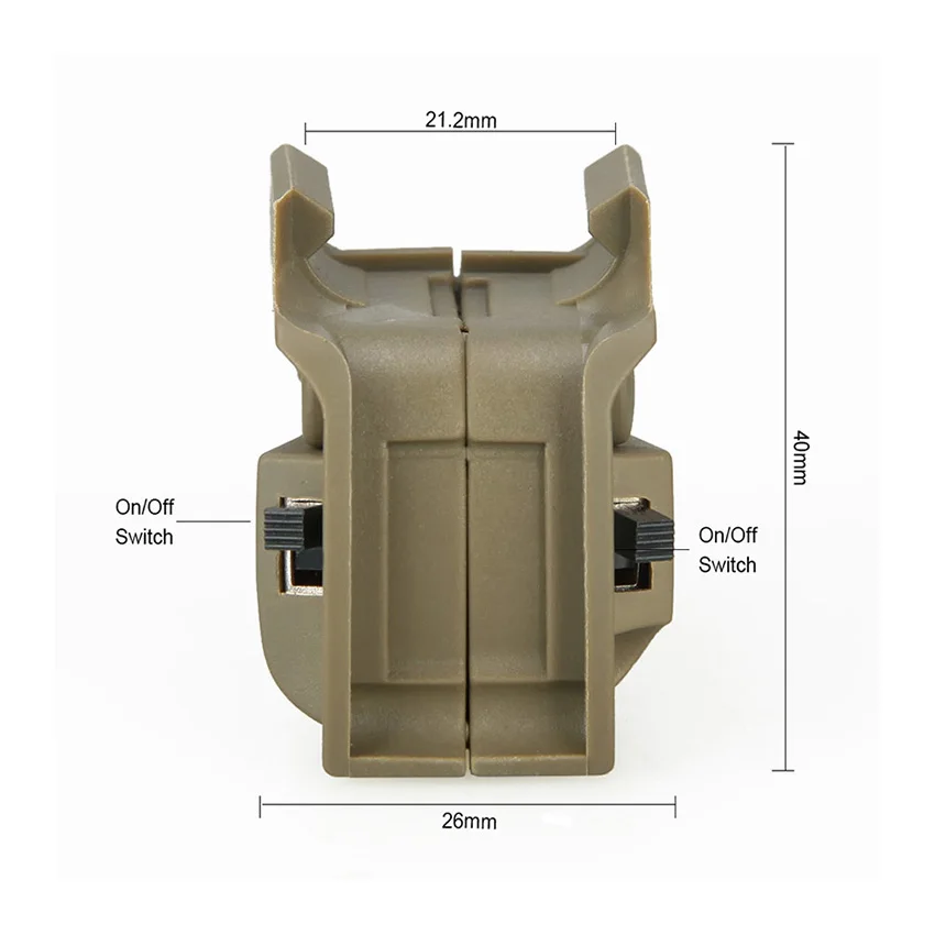 Тактический лазерный прицел 5 МВт с красной точкой для винтовки страйкбол Glock 17 19