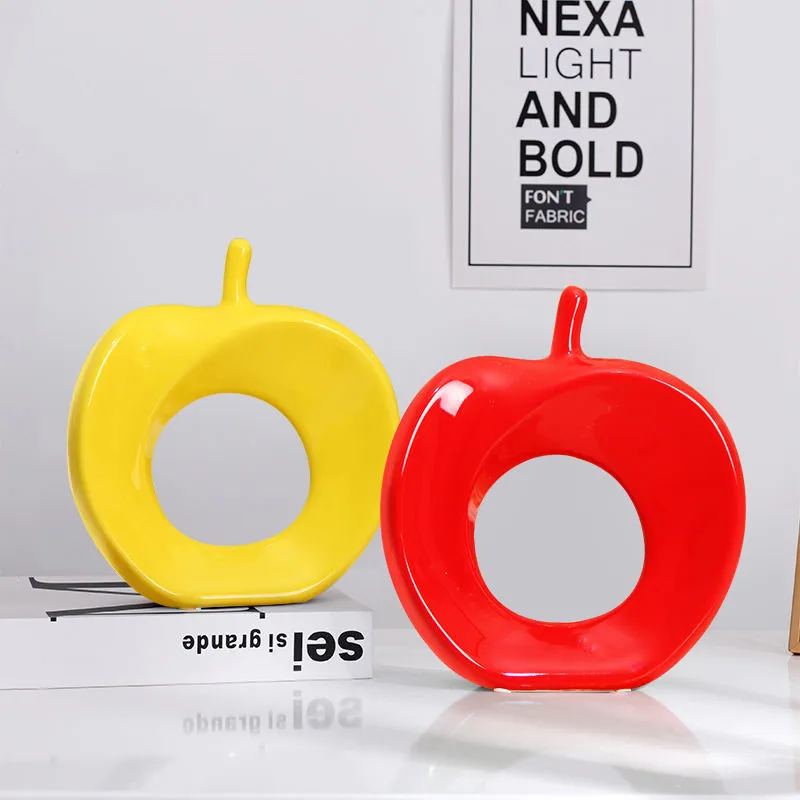 Декора керамической apple дизайн элегантный украшения свадьба керамические стол