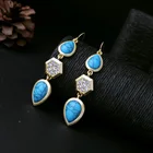 Женские серьги-подвески в стиле ретро Uer, сережки из полимера с кристаллами, большие скидки, 2020