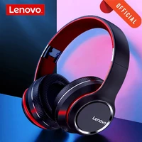 lenovo hd200 bluetooth headphone wireless stereo with noise cancelling bt5 0 long standby life for xiaomi iphone lenovo headset