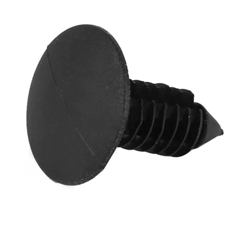 50x Black Nylon Tree Type Push Rivet Car Retainer Clips for Canopy Securing Hole Door Lined Cover Barbs Pin | Автомобили и