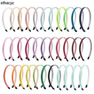 Повязка на голову пластиковая с зубцами для девочек и детей, однотонная лента с покрытием, ширина 1 см, аксессуары для волос, 20 шт.лот