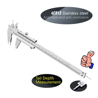 high precision stainless steel vernier caliper 0 150mm 6 0 02mm caliper measuring instrument construction measuring tool