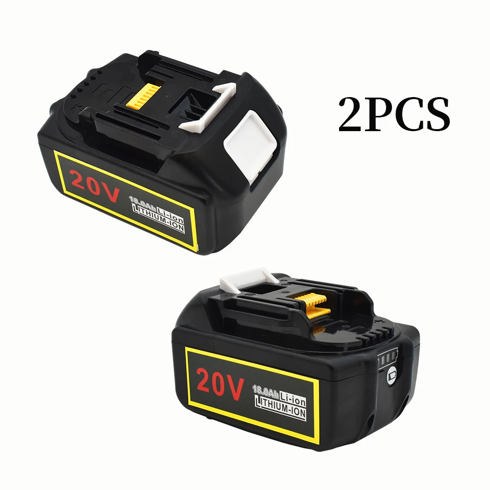 

2021 Original BL1860 Rechargeable Battery 20V 18000mAh Lithium ion for Makita 20v Battery BL1840 BL1850 BL1830 BL1860B LXT 400