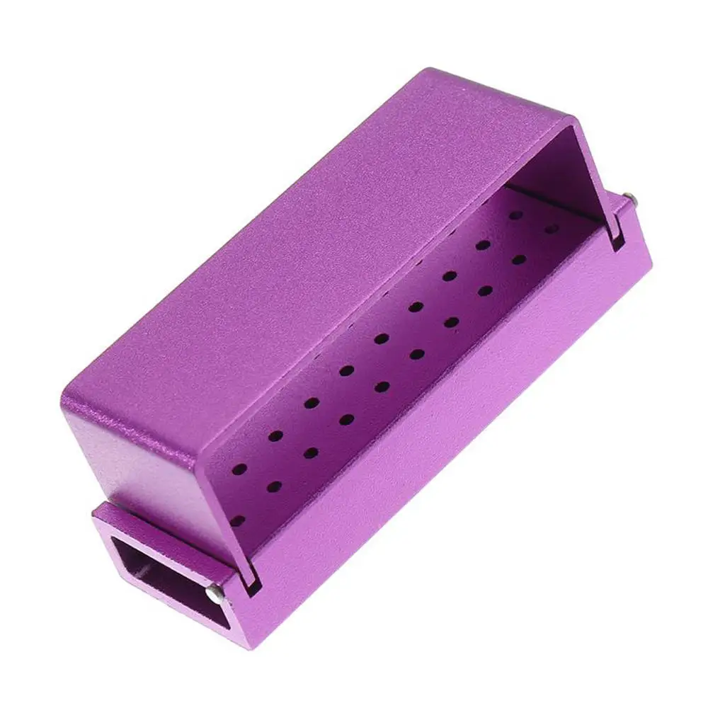 1 шт. 30-отверстий Автоклавируемый Алюминиевый Стержень Для Хранения Буров Для Ручных Инструментов.