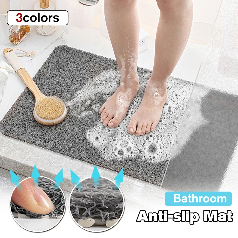 mircrofiber non slip bath mats with anti moldy sucker bathroom carpets rugs soft toilet floor rugs waterproof shower bath mat free global shipping
