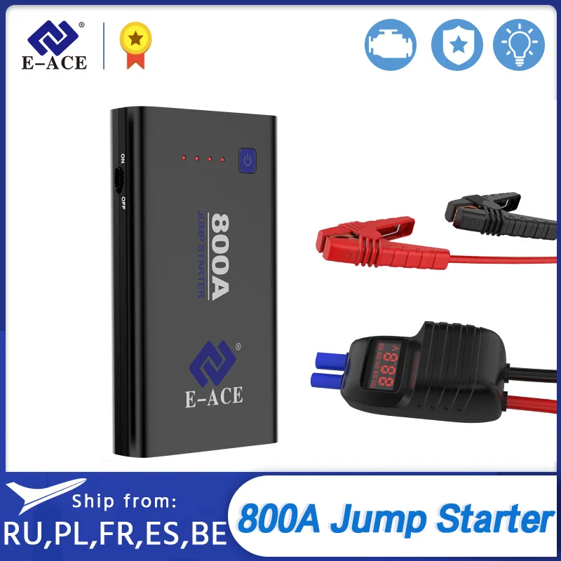 E ACE M01 автомобильный стартер 800 а Power Bank 12 В пусковое устройство Аккумулятор