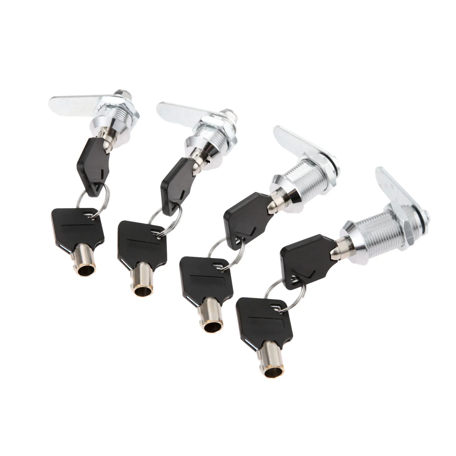 1Pc Zinc Alloy MS409 Furniture Drawer Tubular Cam Locks for Door Mailbox Cabinet Cupboard &amp 2 Keys 1 Locking Plate 16/20/25/30mm |