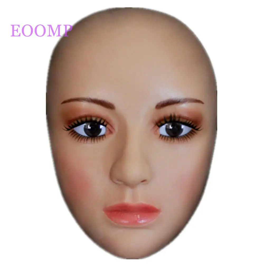 Женская силиконовая маска для трансгендеров маска-Трансвестит настоящая лица
