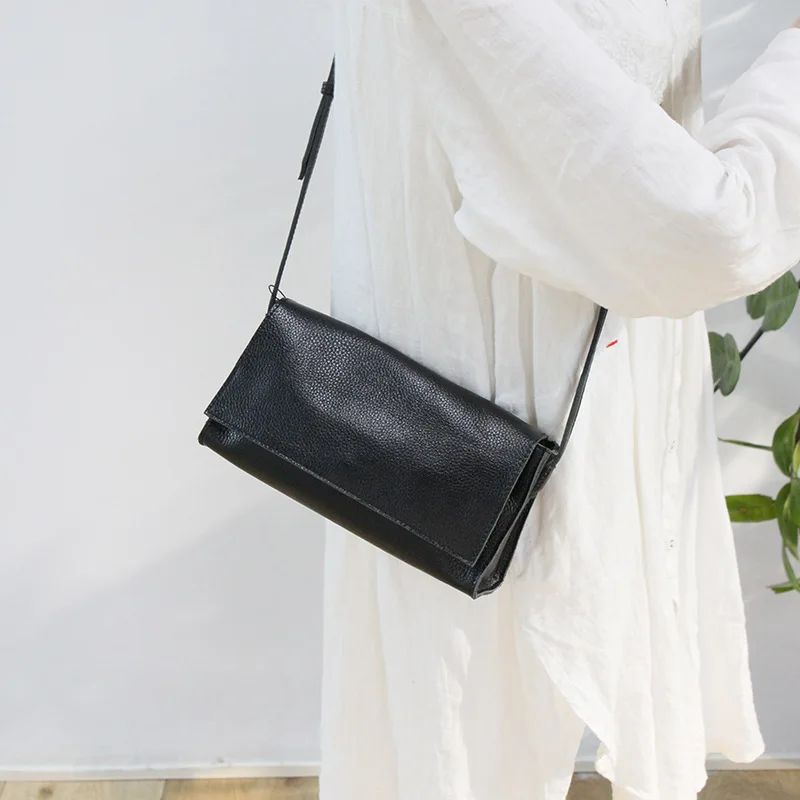 

Small Simple Crossbody Bags For Women Genuine Leather Shoulder Messenger Bag Female Waist Packs Lady Handbags and Purse