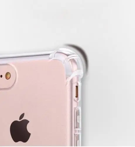 Ударопрочный ТПУ Гибридный резиновый Прозрачный чехол для мобильного телефона