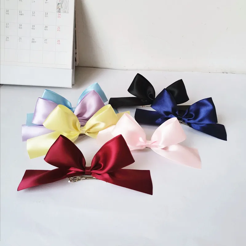 Заколка для волос с бантом и трехмерными ушками кролика в стиле &quotЛолита&quot из