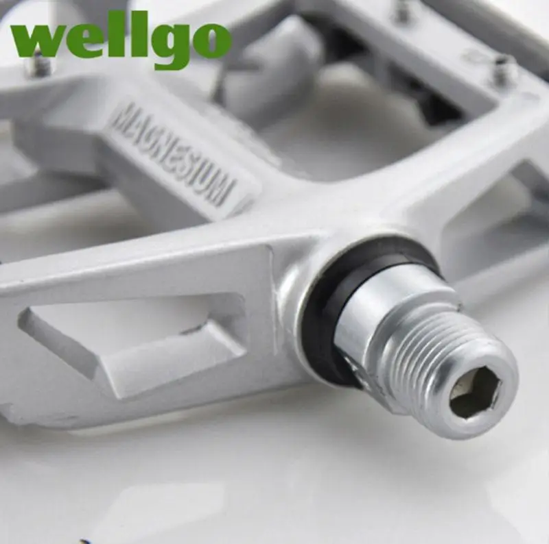 

Wellgo MTB Pedals 2 Sealed Bearings Bicycle Pedals for bmx Road Mountain Bike Pedals Wide Magnesium Alloy Cycling Pedals