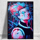 Постеры в скандинавском стиле, настенная Картина на холсте HunterxHunter Hisoka Morow HxH, аниме, холст, Картина на холсте для гостиной, декорации