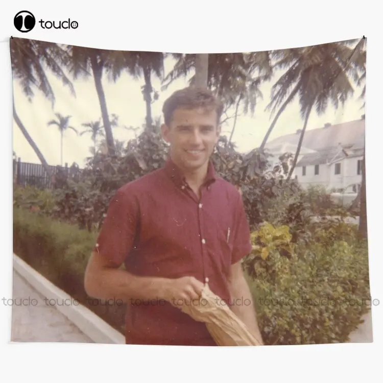 

Новый гобелен с принтом Young Joe Biden, настенный гобелен, настенный гобелен для гостиной, спальни, домашний декор