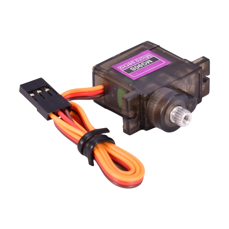 Servo Digital de engranaje de Metal para helic&oacute;ptero, avi&oacute;n, barco, coche, Robot teledirigido, MG90S, 9g, 4 unids/lote-5