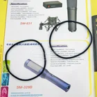 Высококачественный микрофон для записи эластичный резиновый ремешок для амортизации подставка держатель микрофона майка подвесной паук линейный шнур