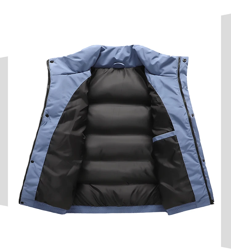 2021 autumn and winter men's Korean stand collar down cotton padded jacket thickened short cotton padded jacket