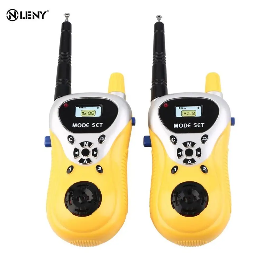2 pcs mini professional walkie talkie kids child intercom electronic portable radio mini handheld toys portable two way radio free global shipping