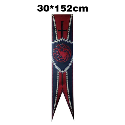 TARYARGEN 30x152 YAZANIE LANNISTER STRAK TARYARGEN Игра престолов пользовательские флаги Песнь Льда и Огня украшения дома флаги и баннеры - Цвет: TARYARGEN 30x152