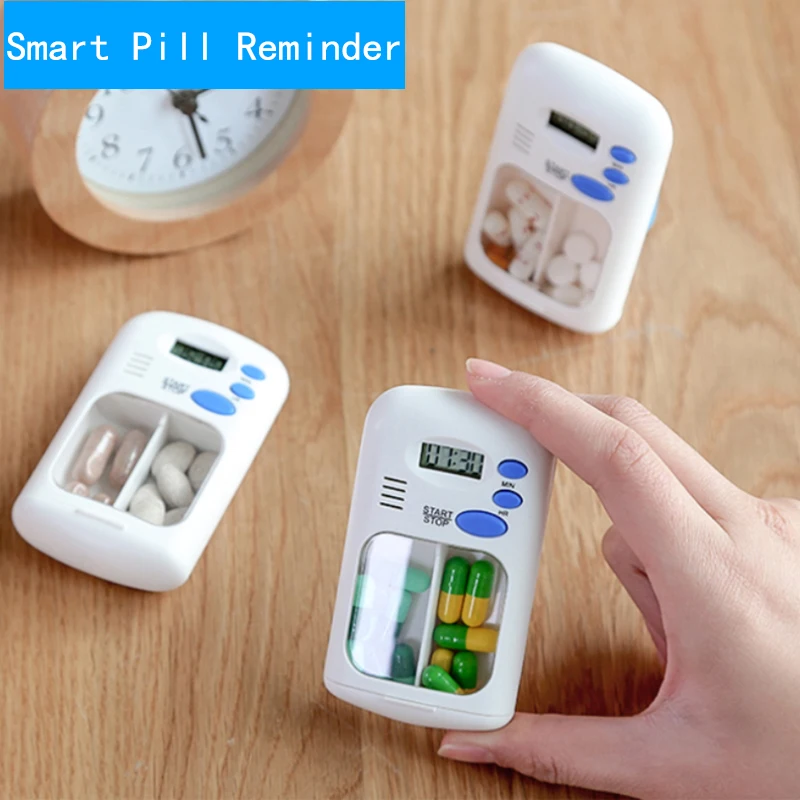 2 сетки мини Портативный таблетки напоминание наркотиками будильника