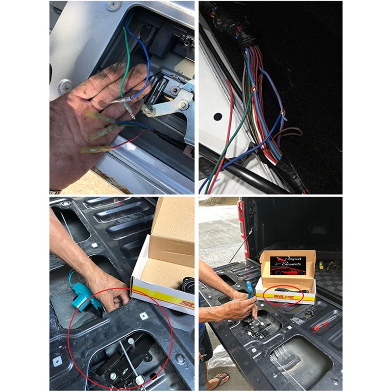 

Car 12V 2 Wire Power Door Lock Actuator Power Tailgate Lock for ISUZU D-MAx Toyato Hilux Ford Ranger