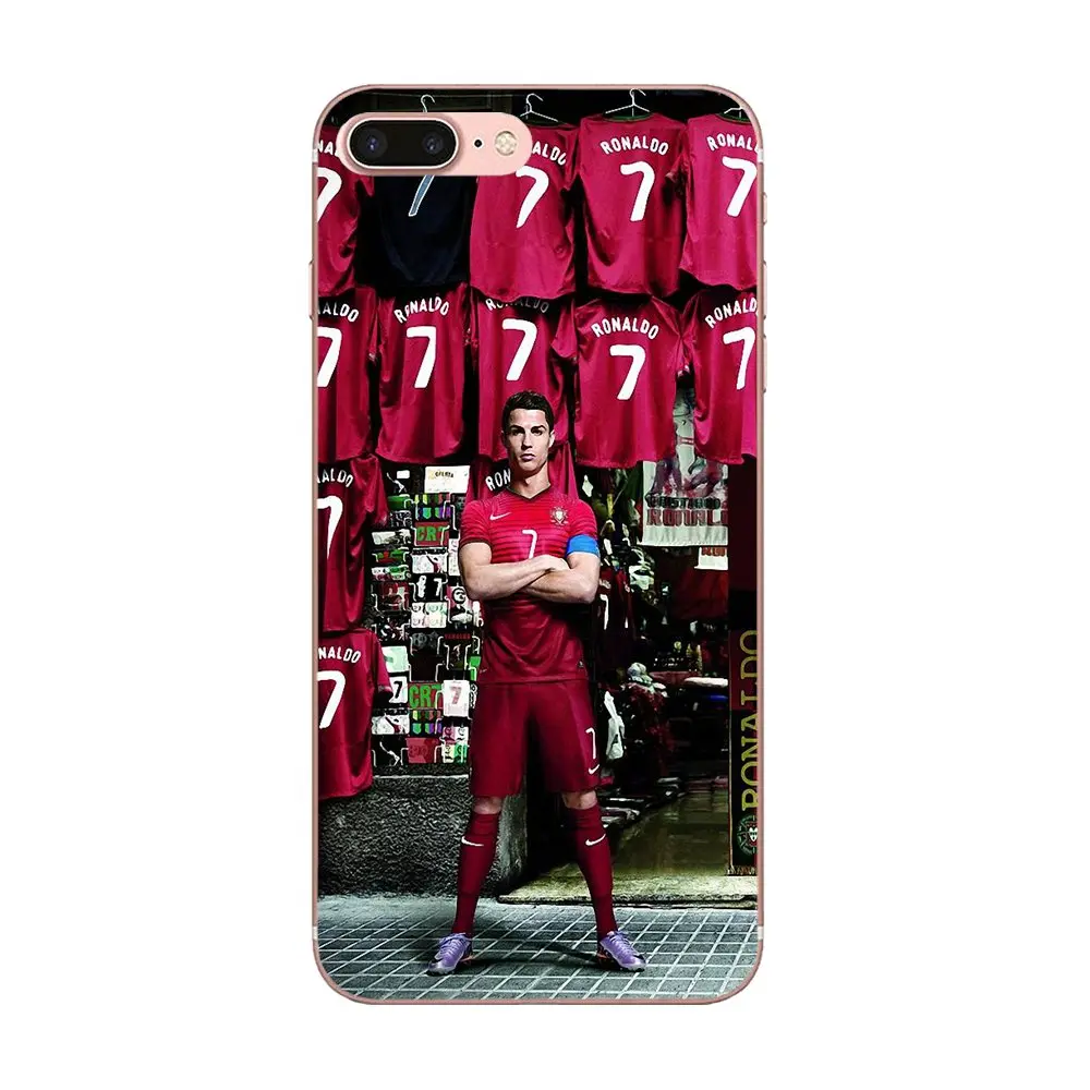 Спортивные звезды для Apple iPhone 4 5 5C 6 6S 7 8 Plus X XS Max XR мягкие защитные очки футбола |
