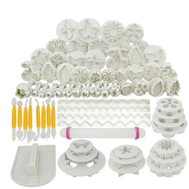 68 шт. Набор форм для торта Плунжер сахарной мастики резак торты биссимпатичные