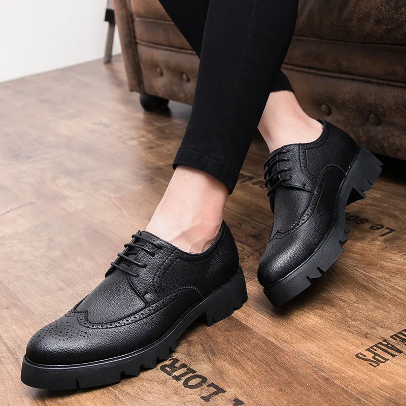 

Trend Men Casual Shoes Office Business Fashion Tourism Personality Non-slip High Quality Men's Wear-resistant Oxford Driving