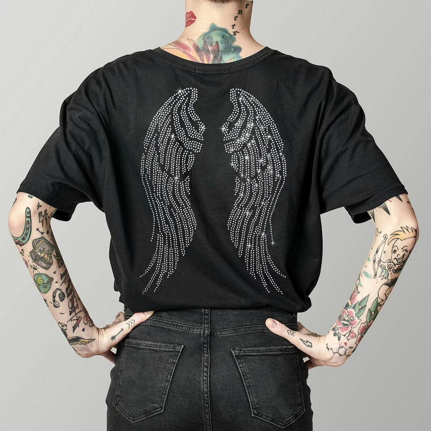 

Plein Oversized Women T-shirt 100% Cotton Short Sleeve O-Neck Tshirt Lady Street Hip-Hop Sports Tops Gothic clothing Size 6XL