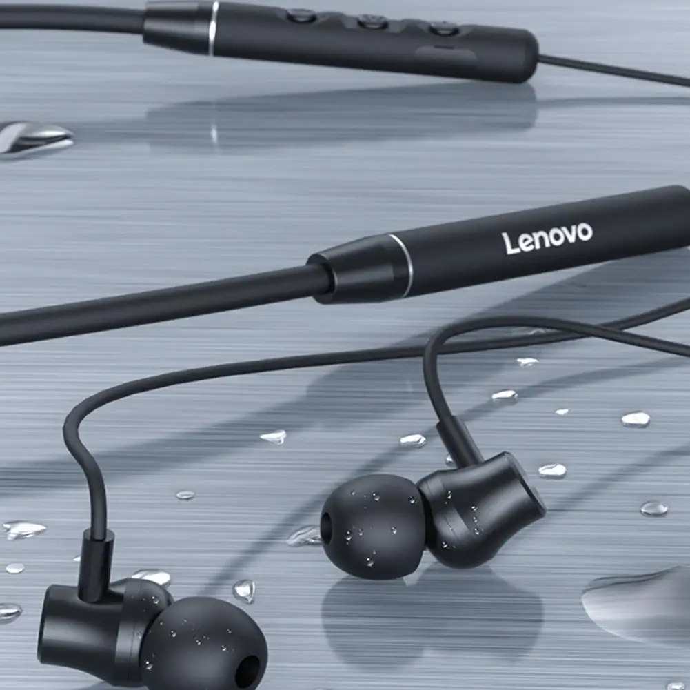 Оригинальные беспроводные наушники Lenovo QE03 Bluetooth V5.0 с шейным ободом спортивные