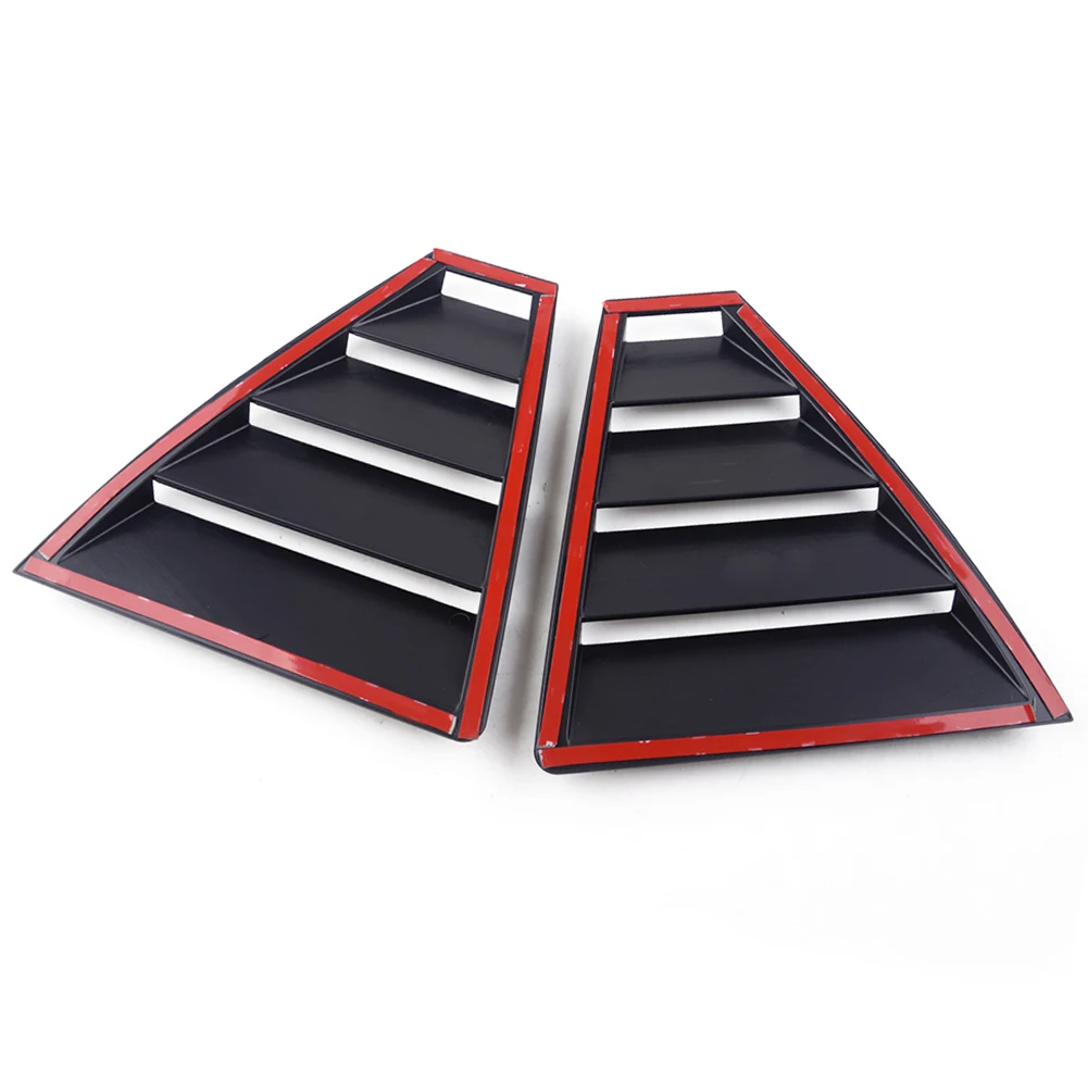 Распродажа идеальные черные боковые вентиляционные решетки для заднего стекла