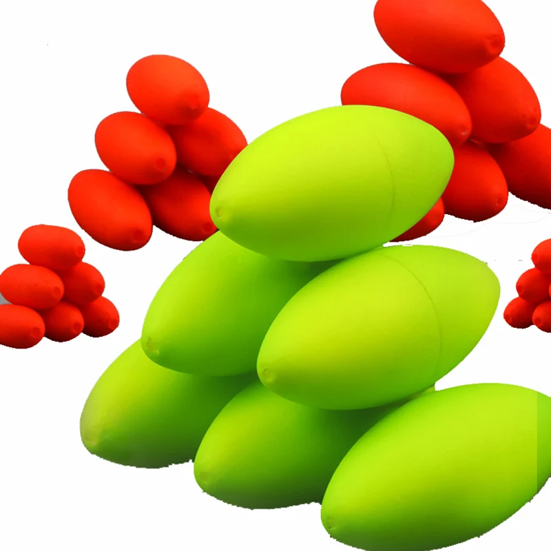100 шт. флуоресцентная пена традиционная леска поплавок космические бобы стопор