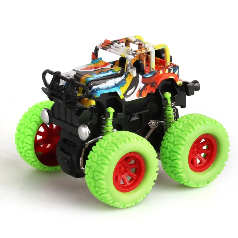 

Climbing Four-Wheel Drive off-Road Vehicle Stunt Car Model Drop-Resistant Toy Car Dumptruck Inertia Four-Wheel Drive off-Road
