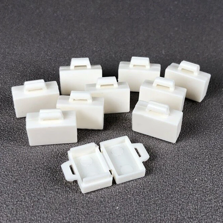 10 шт./компл. коробка блочные фигурки портфель сумка строительные блоки MOC