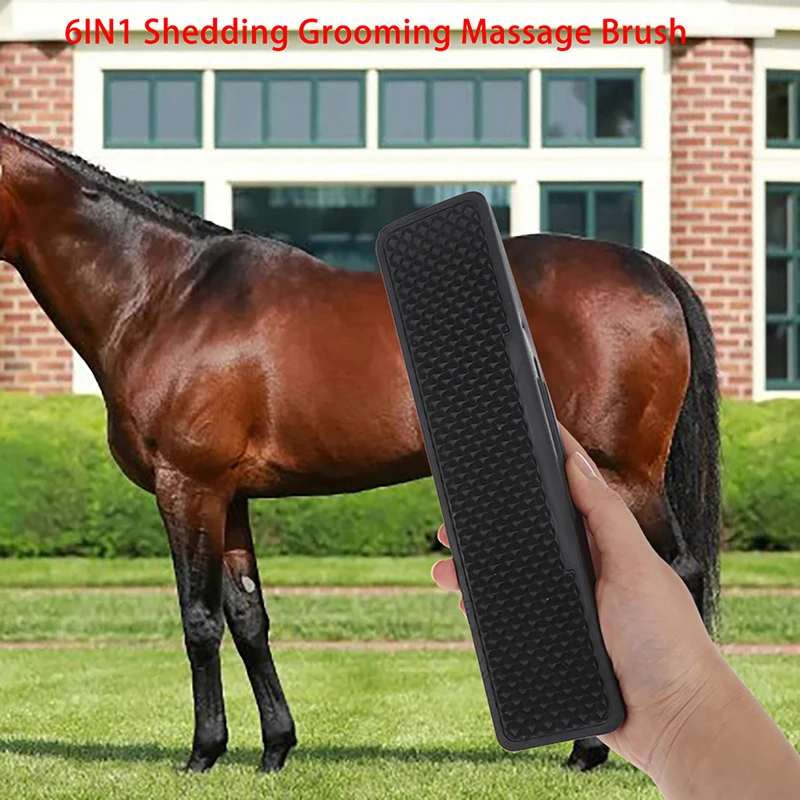 

Horses Dogs Grooming Shedding Grooming Massage Kit Neat Pet Comb Hair Brush