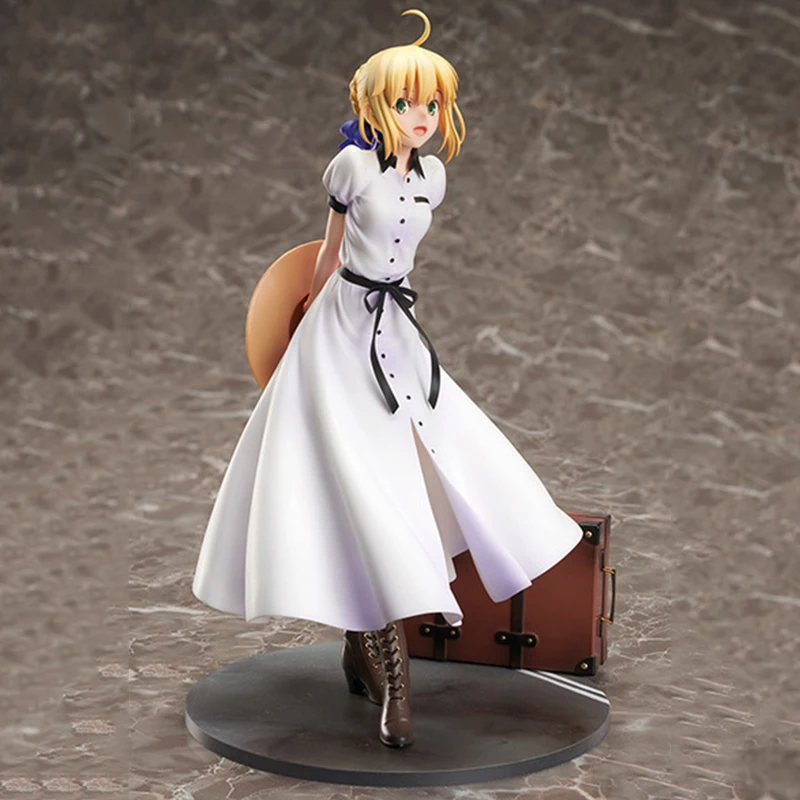 Anime Fate Stay Night Saber Arturia Pendragon Aniplex Journey to England Ver .PVC Action Figure Collectible Model Toy PVC |