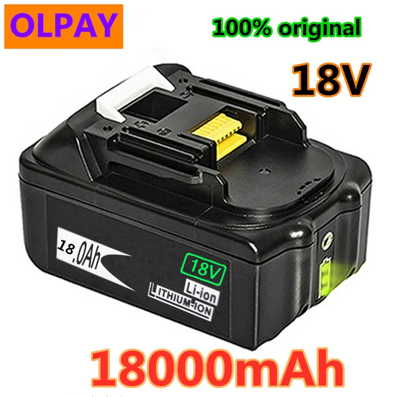 Оригинальный для Makita 18V 18000 мА/ч 18.0Ah Перезаряжаемые Мощность инструменты Батарея