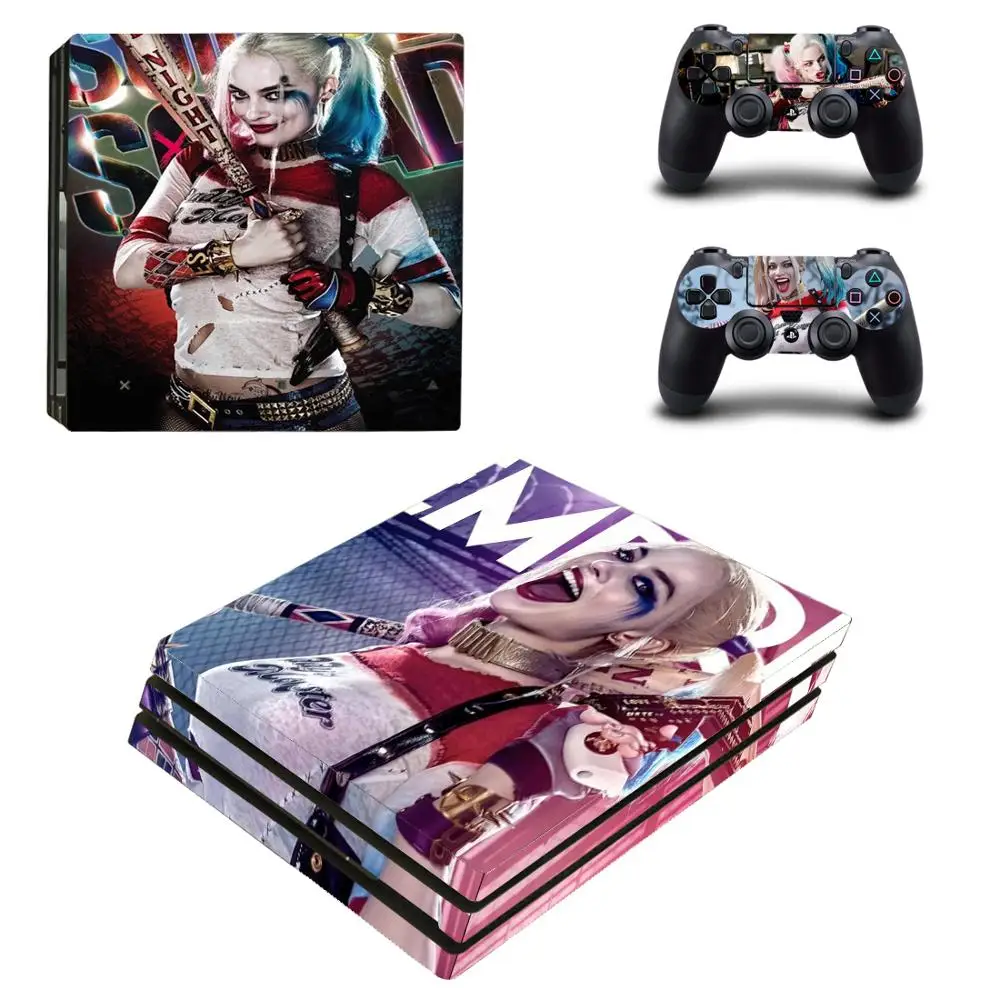 Отряд Самоубийц Harley Quinn PS4 Pro наклейка на кожу Виниловая для консоли Playstation 4 и 2