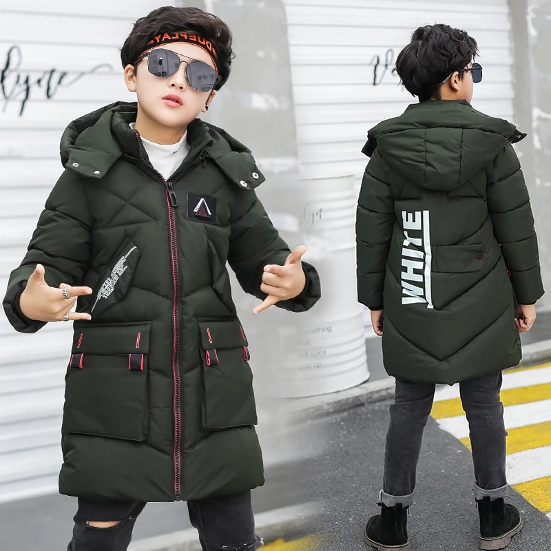 Детская одежда хлопковое пальто для мальчиков новинка 2018 детское зимнее куртка