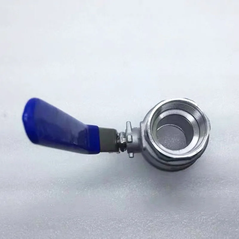 

Female Stainless Steel SS304 2P Full Port Ball Valve with Vinyl Handle Thread Valves Max 1000psi ON-OFF Plumbing Supply