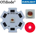 10-100 шт. 3 Вт темно-красный 3535 660nm Ever светильник SMD Светодиодная лампа для роста растений светильник светодиодный излучатель для внутреннего сада растения для выращивания аквариума точечный светильник