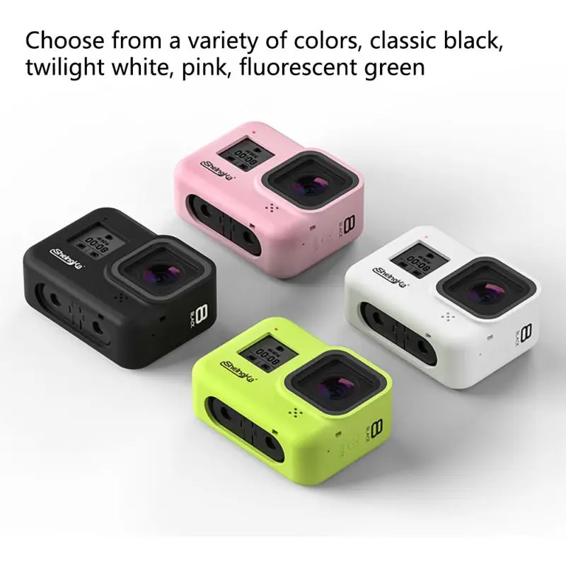 Силиконовый чехол для GoPro Hero 8 Black Gopro8 силиконовый Gopro аксессуары противоударный